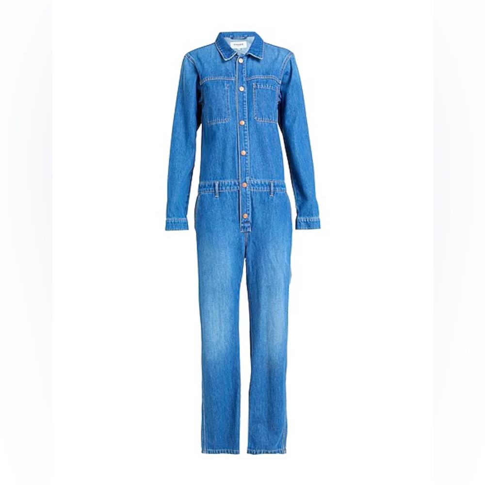 Finger In The Nose Blue Denim One Piece